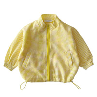 ウインドブレーカー キッズ チェック柄 ネコポス