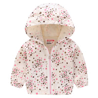 ウインドブレーカー キッズ 長袖 女の子 羽織り 花柄 軽量 ネコポス