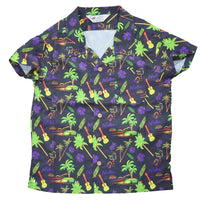 アロハシャツ 接触冷感 キッズ シャツ トップス ネコポス