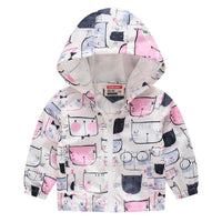 ウインドブレーカー キッズ 長袖 女の子 羽織り 花柄 軽量 ネコポス