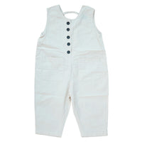 キッズ オーバーオール サロペット ベージュ ブラウン ネコポス