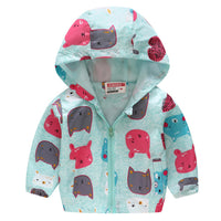 ウインドブレーカー キッズ 長袖 女の子 羽織り 花柄 軽量 ネコポス