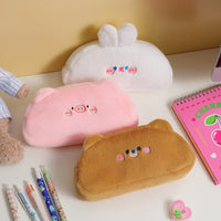 ペンケース 筆箱 くま うさぎ ぶた 筆記用具 ネコポス