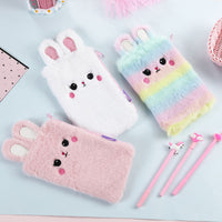 ペンケース 筆箱 うさぎ パステル 筆記用具 ネコポス