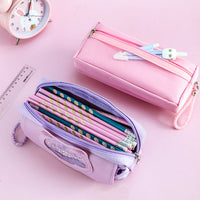 ペンケース 筆箱 ねこ 猫 パステル 筆記用具 ネコポス