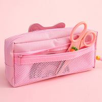 ペンケース 筆箱 ねこ 猫 パステル 筆記用具 ネコポス