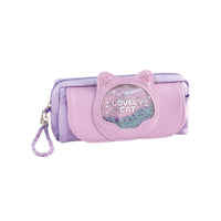 ペンケース 筆箱 ねこ 猫 パステル 筆記用具 ネコポス