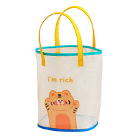 キッズ プールバッグ 大容量 ビニールバッグ ビーチバッグ 夏 ネコポス