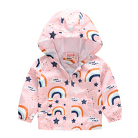 ウインドブレーカー キッズ 長袖 女の子 フード付き 軽量 防風 薄手 UV対策 子供服 コンパクト 上着 ネコポス
