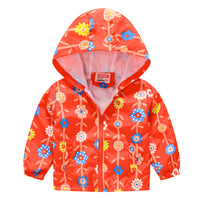 ウインドブレーカー キッズ 長袖 女の子 フード付き 軽量 防風 薄手 UV対策 子供服 コンパクト 上着 ネコポス