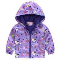 ウインドブレーカー キッズ 長袖 女の子 フード付き 軽量 防風 薄手 UV対策 子供服 コンパクト 上着 ネコポス
