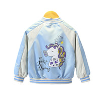 キッズ スタジャン 女の子 ウインドブレーカー ユニコーン ネコポス