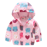 ウインドブレーカー キッズ 長袖 女の子 羽織り 花柄 軽量 ネコポス