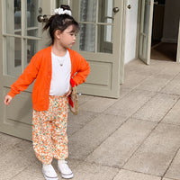 カーディガン キッズ 羽織り アウター 女の子 春秋 子供服 8カラー デザイン ネコポス送料無料