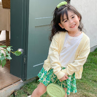 カーディガン キッズ 羽織り アウター 女の子 春秋 子供服 8カラー デザイン ネコポス送料無料