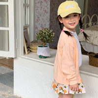 カーディガン キッズ 羽織り アウター 女の子 春秋 子供服 8カラー デザイン ネコポス送料無料