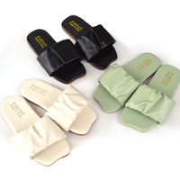 キッズ サンダル 女の子 フラット コンフォート ミュール ガールズ ネコポス