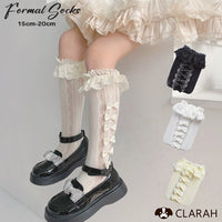 キッズ 靴下 レース リボン 女の子 地雷系 ネコポス