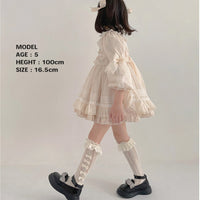 キッズ 靴下 レース リボン 女の子 地雷系 ネコポス