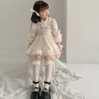 キッズ 靴下 レース リボン 女の子 地雷系 ネコポス