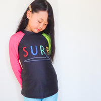 キッズ 水着 ラッシュガード 上下セット ネコポス