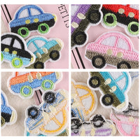 ワッペン 9枚セット 車 アイロン ネコポス