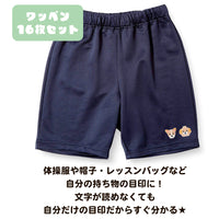 ワッペン 16枚セット アイロン 犬 わんちゃん ネコポス