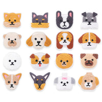 ワッペン 16枚セット アイロン 犬 わんちゃん ネコポス