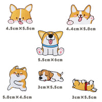 ワッペン 11枚セット アイロン わんちゃん 犬 いぬ 入園準備 入学準備 新入学 新入園 ネコポス