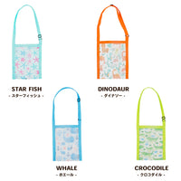 キッズ メッシュバッグ ショルダーバッグ 海水浴 潮干狩り 海 川 プール 砂遊び カバン 鞄 かばん ネコポス