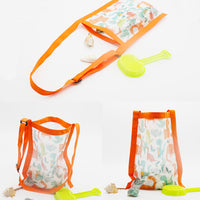 キッズ メッシュバッグ ショルダーバッグ 海水浴 潮干狩り 海 川 プール 砂遊び カバン 鞄 かばん ネコポス