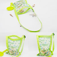 キッズ メッシュバッグ ショルダーバッグ 海水浴 潮干狩り 海 川 プール 砂遊び カバン 鞄 かばん ネコポス