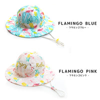 キッズ 帽子 バケットハット 男の子 女の子 アドベンチャーハット あご紐付き UV対策 日焼け防止 ネコポス