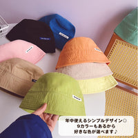 キッズ 帽子 男の子 女の子 50cm 52cm バケットハット 折りたたみ 子供用 日焼け防止 ネコポス