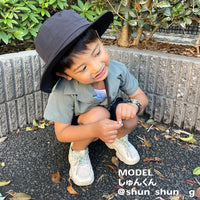 キッズ 帽子 男の子 女の子 50cm 52cm 54cm 熱中症対策 あご紐付き UV対策 ネコポス