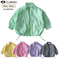 ウインドブレーカー キッズ チェック柄 ネコポス