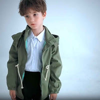 アウター キッズ 羽織り マウンテンパーカー フード 取り外し 上着 男の子 女の子 ネコポス