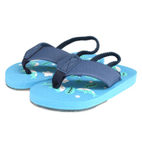 キッズ ビーチサンダル かかと付き 水陸両用 水遊び ゴム付き サンダル マリンシューズ ネコポス