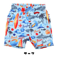 キッズ 水着 男の子 ハーフパンツ サーフパンツ 水陸両用 短パン ネコポス
