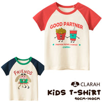 キッズ Tシャツ アメカジ ラグラン 半袖 男の子 女の子 子供服 ネコポス