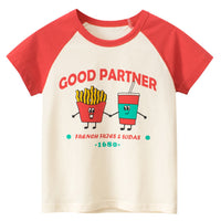 キッズ Tシャツ アメカジ ラグラン 半袖 男の子 女の子 子供服 ネコポス