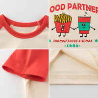 キッズ Tシャツ アメカジ ラグラン 半袖 男の子 女の子 子供服 ネコポス