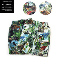 【在庫処分】キッズ ハーフパンツ 短パン 半ズボン アロハ柄 男の子 女の子 ボトムス ズボン 子供服 ネコポス