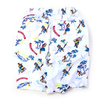 【在庫処分】キッズ ハーフパンツ 短パン 半ズボン アロハ柄 男の子 女の子 ボトムス ズボン 子供服 ネコポス