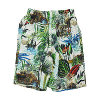 【在庫処分】キッズ ハーフパンツ 短パン 半ズボン アロハ柄 男の子 女の子 ボトムス ズボン 子供服 ネコポス