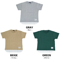 キッズ Tシャツ レイヤード 半袖 ネコポス