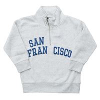 ハーフジップ 裏起毛トレーナー キッズ 長袖 ネコポス