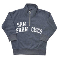 ハーフジップ 裏起毛トレーナー キッズ 長袖 ネコポス