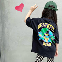 グレイトフルデッド ベア キッズ Tシャツ 半袖 トップス オーバーサイズ 子ども ネコポス