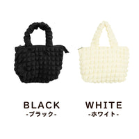 ポップコーン ハンドバッグ シャーリングバッグ エンボス 内ポケット付 レディース ネコポス